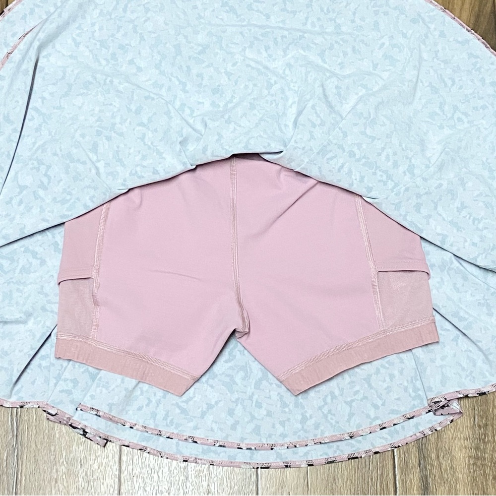 Lululemon Court Rival Pink High Rise Skirt Tall Tennis Pickelball - Picture 6 of 8